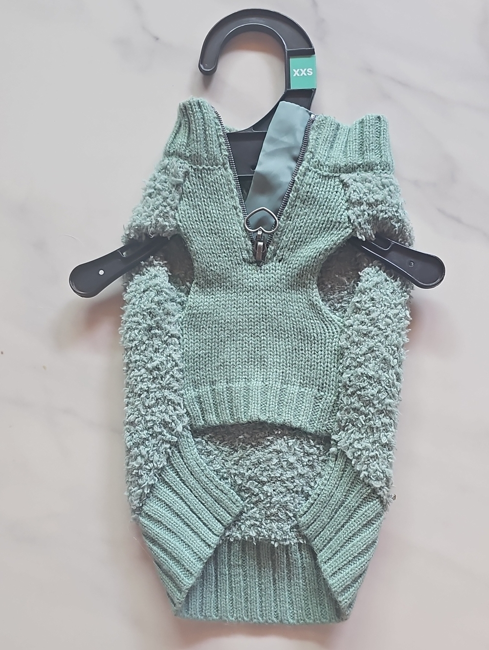 Kids Mint Green Knit One-Piece Sweater